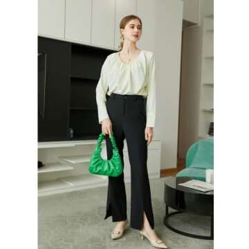 CYHTWSDJ fashionable for Women cute Hobo Tote handbag mini clutch with zipper (Brown)