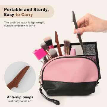 D Dermaplane Razor for Women Face - 6PCS Face Razors for Women - Eyebrow Razor with Precision Cover ...