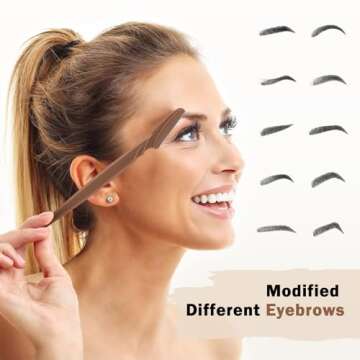 D Dermaplane Razor for Women Face - 6PCS Face Razors for Women - Eyebrow Razor with Precision Cover - Dermaplaning Tool for Face - Face Shaver for Women - Facial Hair Removal for Women - Neutral