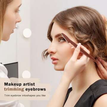 D Dermaplane Razor for Women Face - 6PCS Face Razors for Women - Eyebrow Razor with Precision Cover - Dermaplaning Tool for Face - Face Shaver for Women - Facial Hair Removal for Women - Neutral