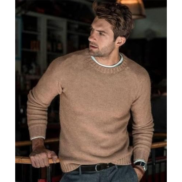 COOFANDY Men's Crew Neck Slim Fit Lightweight Sweater