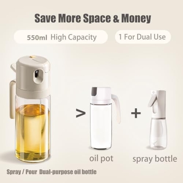 MDZF Olive Oil Dispenser and Sprayer for the Kitchen