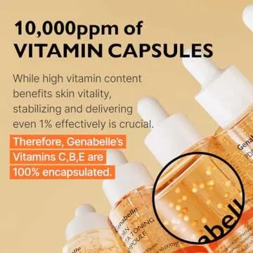 PDRN Vita Toning Ampoule - Lightweight Glass Skin & Toning Ampoule with Vitamin B, C, E, PDRN, Serum for Blemishes, Fine Lines and Rough Skin Texture, 1.01 fl oz