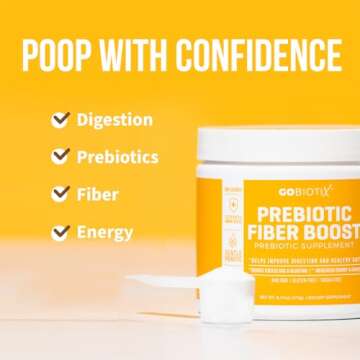 GOBIOTIX Fiber Supplement - Prebiotic Soluble Fiber Powder, Supports Gut Health and Digestive Regularity - Gummies Alternative - Gluten & Sugar Free, Keto, Vegan - 1 Scoop Daily, 35 Servings (1 Pack)
