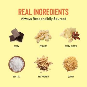 Mezcla Vegan Protein Bars, Gluten Free Snack Made with Pea Protein, Chocolate Chips and Other Premium Ingredients, Healthy Snacks, Peanut Butter Chocolate, 10g of Protein, 12 Pack