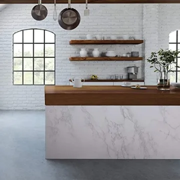 Glossy Marble Wallpaper for Easy DIY Home Renovations