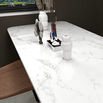 Glossy Marble Wallpaper for Easy DIY Home Renovations