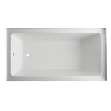 Aqua Eden 60-Inch Acrylic 3-Wall Alcove Tub