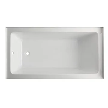 Aqua Eden 60-Inch Acrylic 3-Wall Alcove Tub