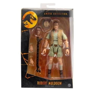 Jurassic World Toys Amber Collection Robert Muldoon 6-in Action Figure with Accessories
