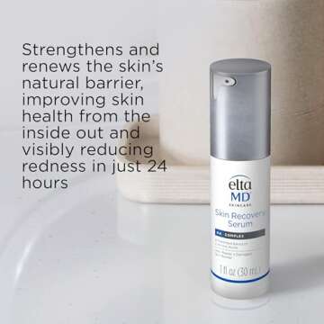 EltaMD Skin Recovery Face Serum, Redness Relief, Facial Serum Visibly Reduces Redness in 24 Hours, F...
