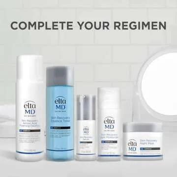 EltaMD Skin Recovery Face Serum, Redness Relief, Facial Serum Visibly Reduces Redness in 24 Hours, Face Care and Beauty Products, 1.0 oz Pump