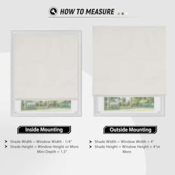 Cresmar Cordless Roman Shades - Elegant Blackout Solution