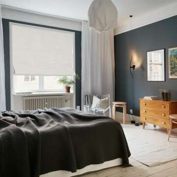 Cresmar Cordless Roman Shades - Elegant Blackout Solution