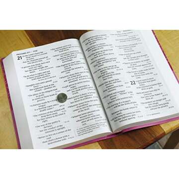 NIV, Super Giant Print Reference Bible, Leathersoft, Pink, Red Letter, Comfort Print
