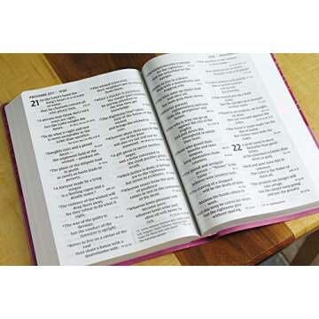 NIV, Super Giant Print Reference Bible, Leathersoft, Pink, Red Letter, Comfort Print