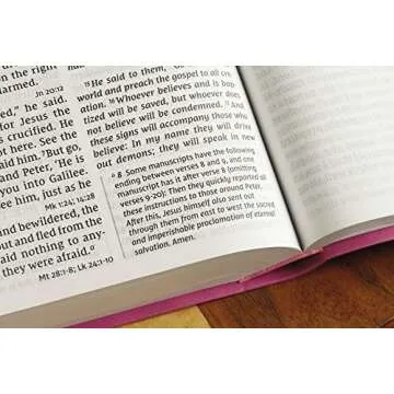 NIV, Super Giant Print Reference Bible, Leathersoft, Pink, Red Letter, Comfort Print