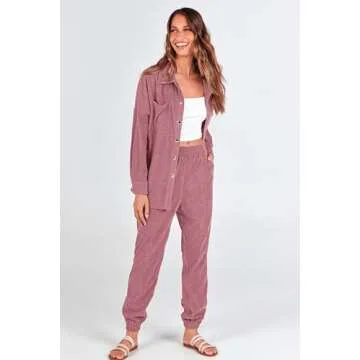 PRETTYGARDEN Women's Corduroy Tracksuit - Casual Style