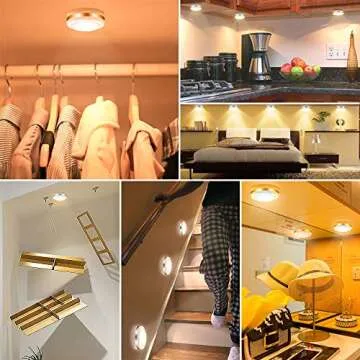 Bawoo LED Under Cabinet Lights with Remote Control