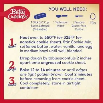 Betty Crocker Gluten Free Chocolate Chip Cookie Mix 19 oz