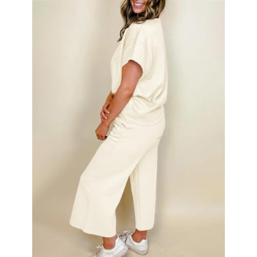 Stylish Fazortev Women's Comfortable 2 Piece Sweatsuit