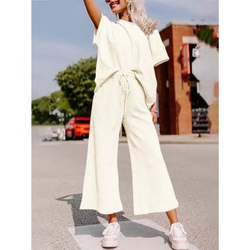 Stylish Fazortev Women's Comfortable 2 Piece Sweatsuit