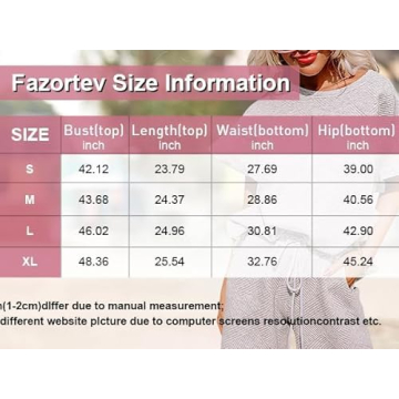 Stylish Fazortev Women's Comfortable 2 Piece Sweatsuit