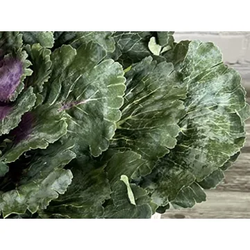 Admired By Nature Realistic Faux Cabbage Plant Decor