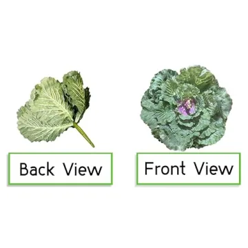 Admired By Nature Realistic Faux Cabbage Plant Decor