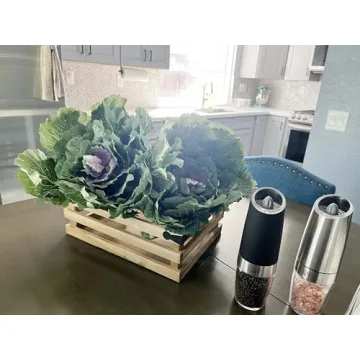 Admired By Nature Realistic Faux Cabbage Plant Decor