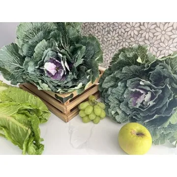 Admired By Nature Realistic Faux Cabbage Plant Decor