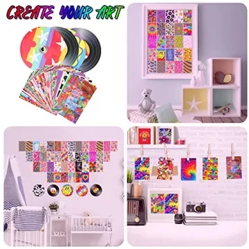 Y2K Aesthetic Indie Room Decor Kit 133 Piece Wall Collage