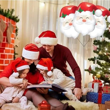HADCKJA Santa Claus Balloons for Festive Parties and More