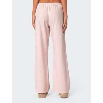 Ugerlov Women's Striped Wide Leg Pants for Casual Wear