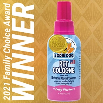 Bodhi Dog Natural Dog Cologne - Baby Powder Scented Spray 4oz