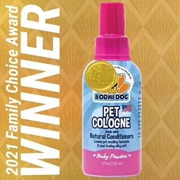 Bodhi Dog Natural Dog Cologne - Baby Powder Scented Spray 4oz