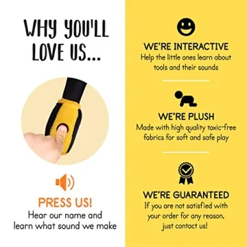 Talking Plush Tool Set for Kids | Safe & Fun Toddler Toys