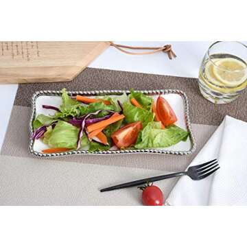 Pampa Bay Salerno Rectangular Serving Tray - Elegant Design