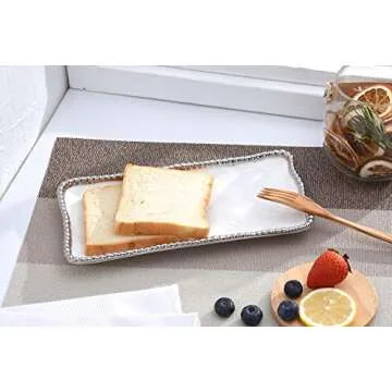 Pampa Bay Salerno Rectangular Serving Tray - Elegant Design