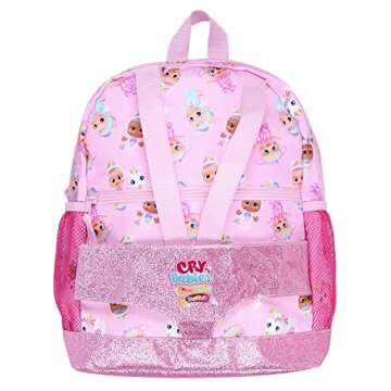 INTIMO Cry Babies Magic Tears Characters Baby Doll Carrier Dual Compartment Backpack