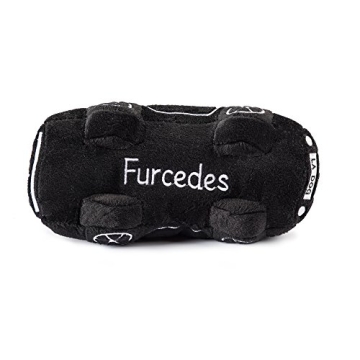 Haute Diggity Dog Furcedes Car Plush Dog Toy with Squeaker