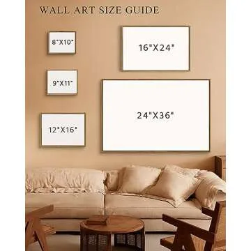 InSimSea Framed Canvas Vintage Wall Art, 24x36 Decor