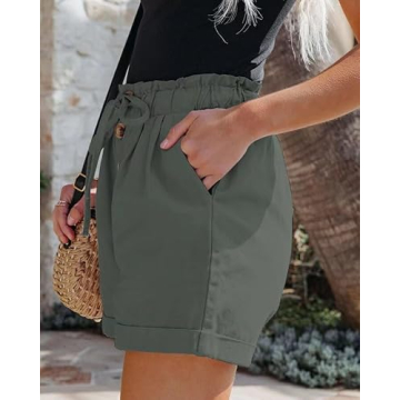 Comfortable FEKOAFE Women's Drawstring Shorts for Summer