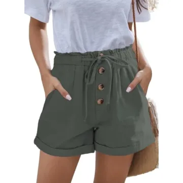 Comfortable FEKOAFE Women's Drawstring Shorts for Summer