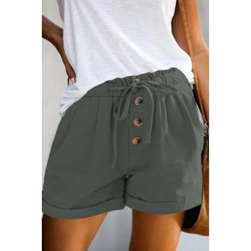 Comfortable FEKOAFE Women's Drawstring Shorts for Summer