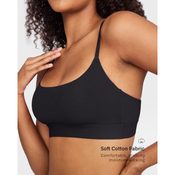 INLYRIC Women's Cotton Bralette for All-Day Comfort