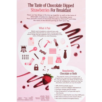 Indulge in Chocolate Strawberry Cheerios Breakfast Cereal