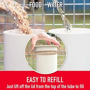 Royal Rooster Chicken Feeder & Waterer Set for Easy Feeding