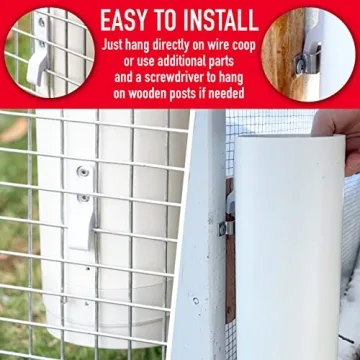 Royal Rooster Chicken Feeder & Waterer Set for Easy Feeding