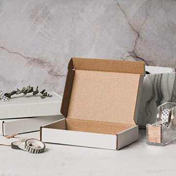 RUSPEPA 6" x 4" Recyclable Mailers - Perfect Small Box